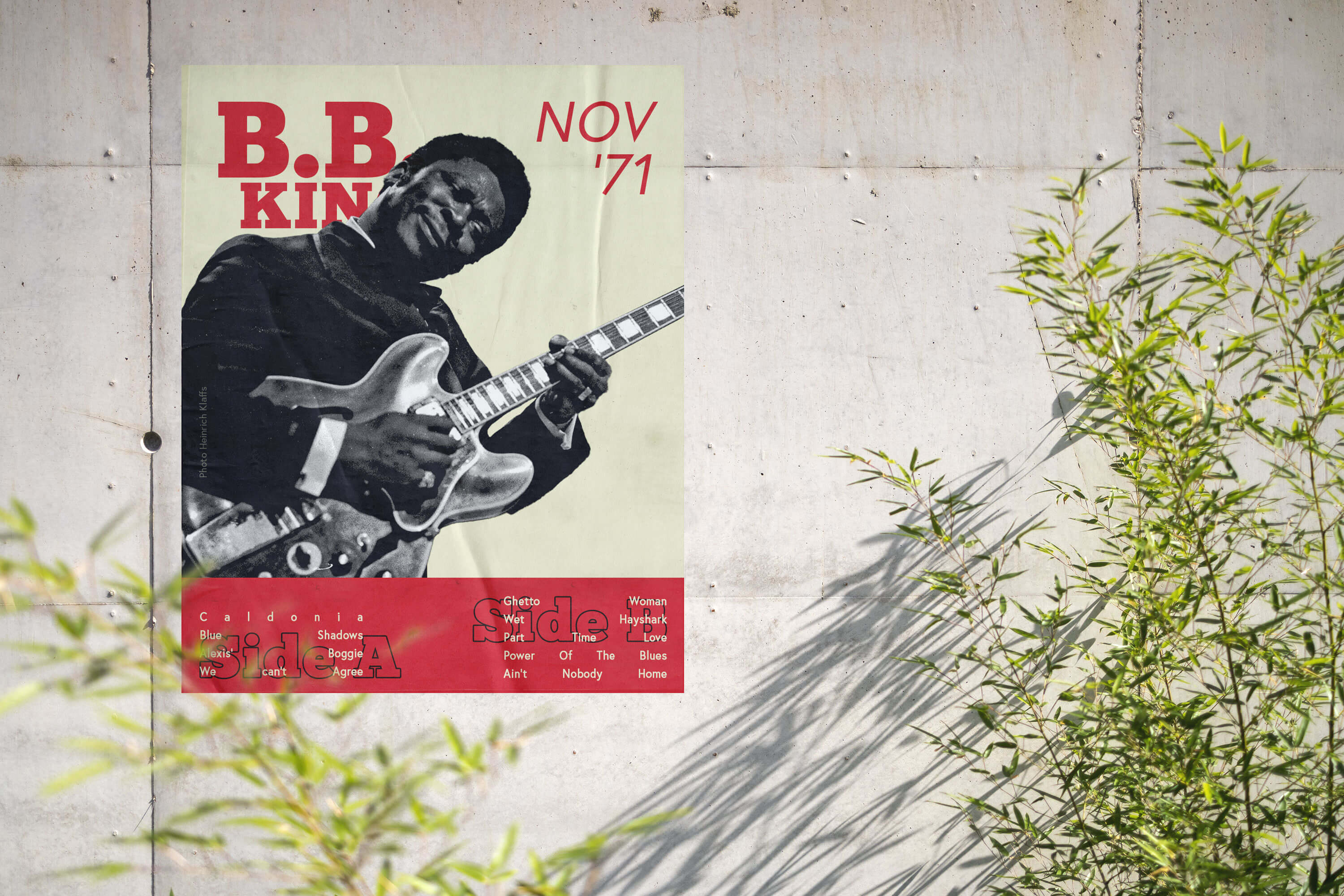 Poster en hommage à B.B. King