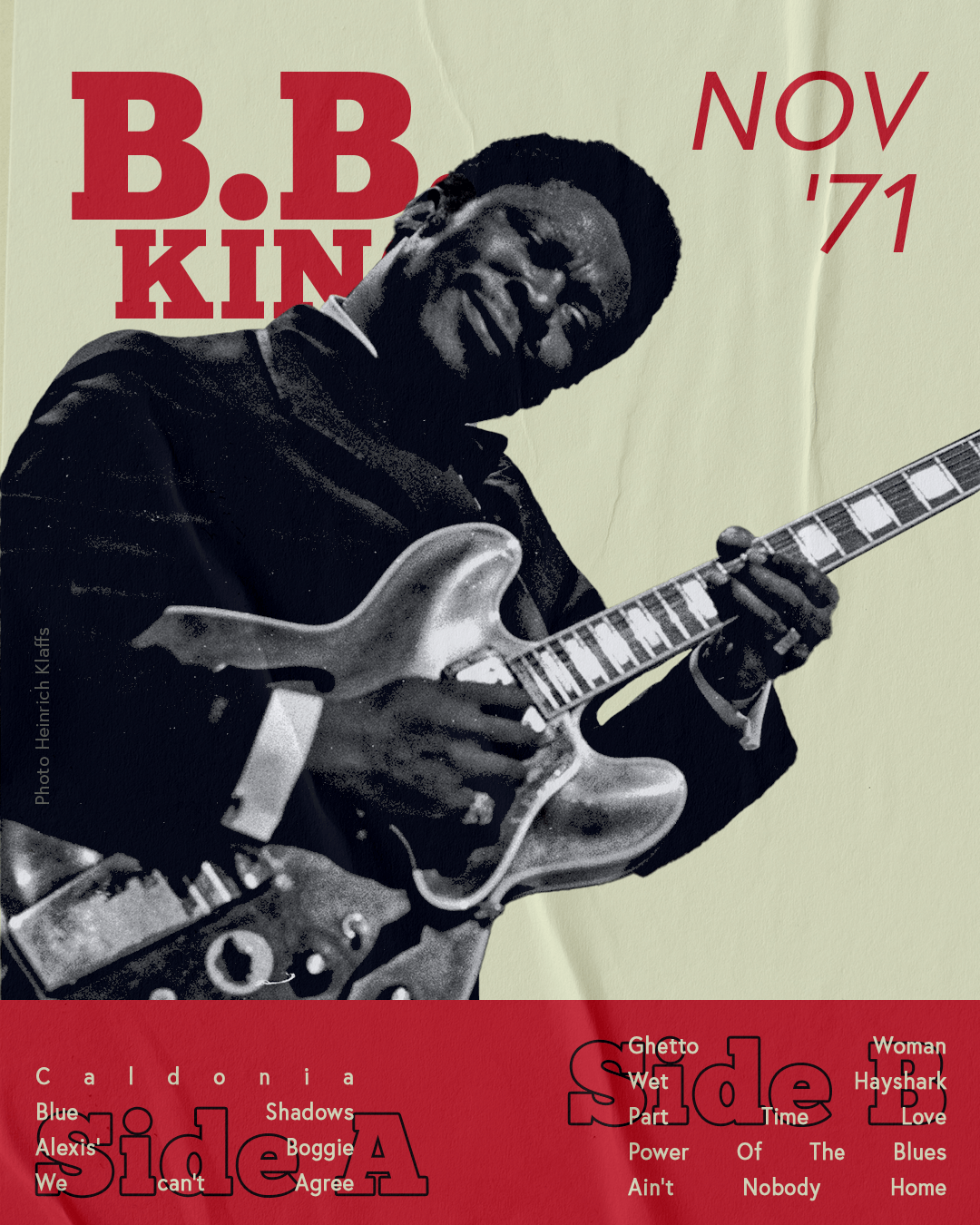 Poster en hommage à B.B. King